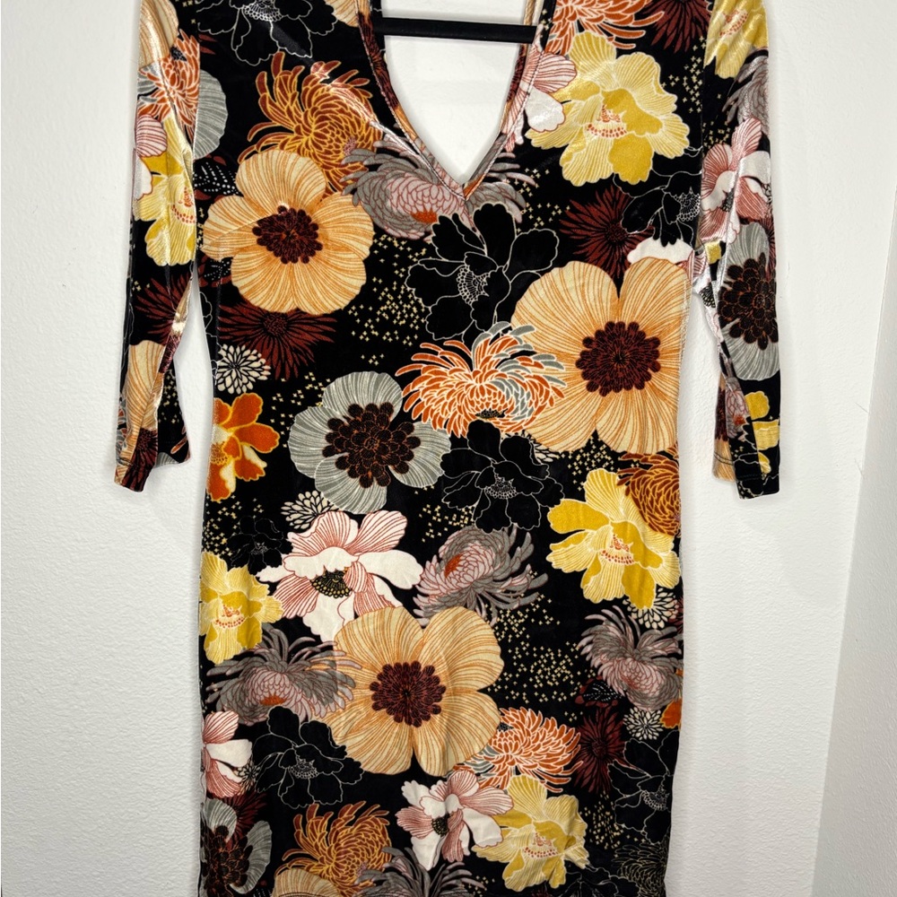 Floral V-Neck Dress